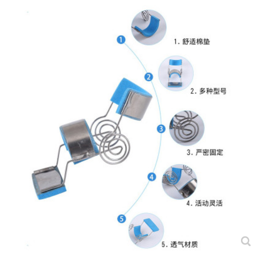 手指关节活动器矫正固定夹板练习伸直弯曲功能不足康复锻炼-图2