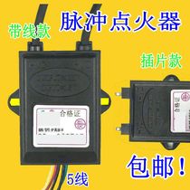 Gas stove igniter Two-wire double Furnace Pulse Ignitor Stove Ignitor 1 5V Not with battery case