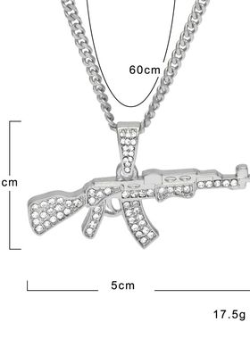 ak47迷你汤姆步枪超个性吊坠项链