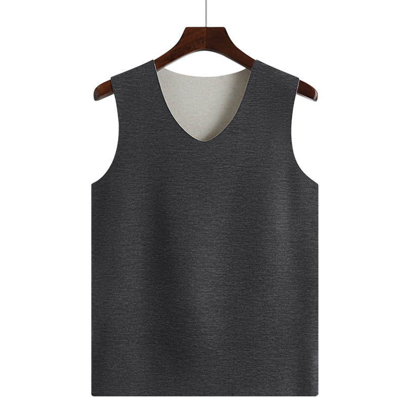 秋冬加绒无痕德绒保暖背心男士加厚内穿坎肩棉马甲发热无袖t恤,淘宝优惠券,粉丝福利购,淘宝优惠卷