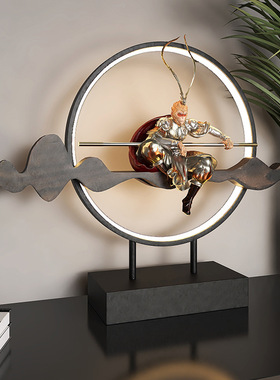 齐天大圣孙悟空摆件客厅玄关电视柜家居装饰品轻奢办公室桌面摆设