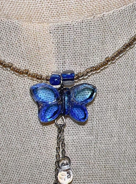 酒馆原创小众高级感蝴蝶锁骨链