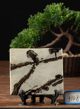 草花石装饰中式茶桌杯垫饰品