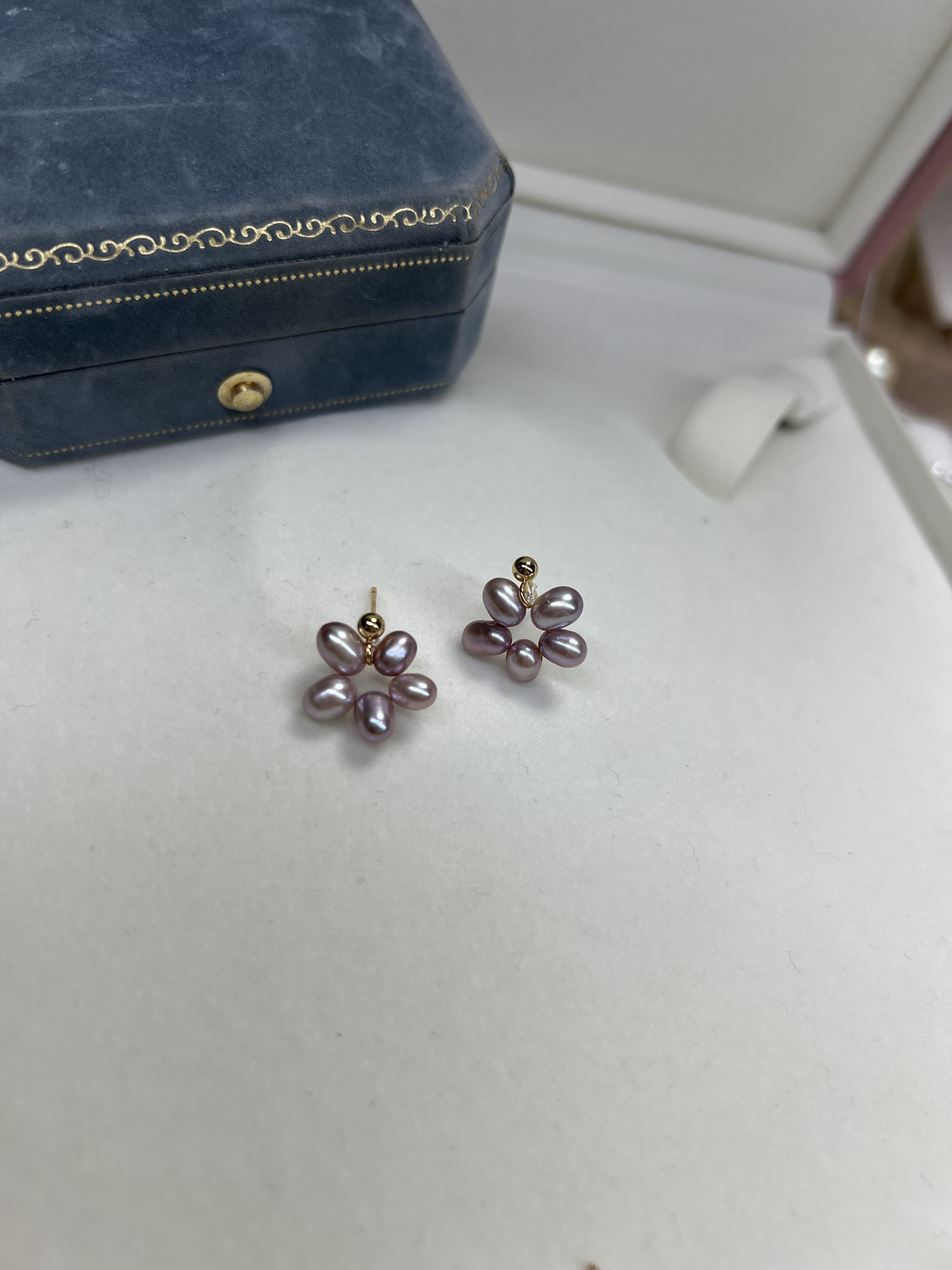 天然珍珠耳钉925针仙紫稀有粉色耳钉精品耳环小众设计款耳环精美,淘宝优惠券,粉丝福利购,淘宝优惠卷