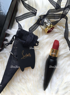 Christian Louboutin萝卜丁女王权杖哑光丝绒口红cl亮面丝缎唇膏