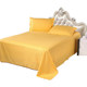 Yellow cotton Nantong bed sheet pure cotton solid stripes