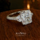 4 carat 925 silver Redion diamond ring