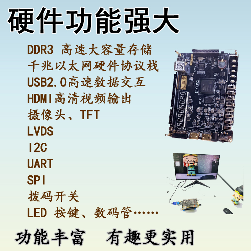 小梅哥xilinx fpga开发板0基础学习视频手把手教学进阶实战acx720 - 图0