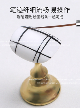 美甲超细拉线笔刷5支套装