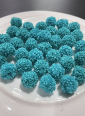 15mm羊羔绒毛球DIY娃用服装装饰 发箍头饰 十个一份