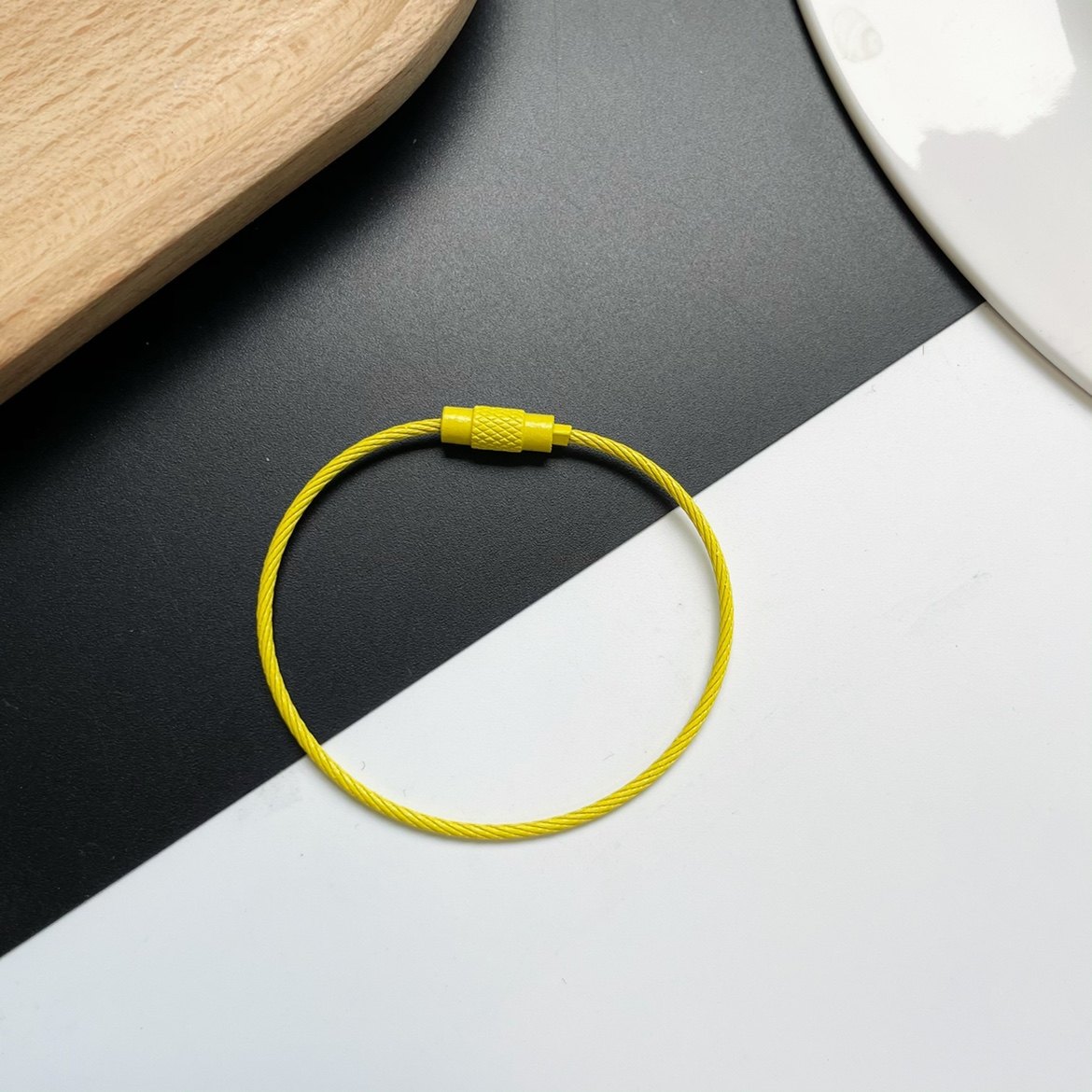 糖果色钥匙圈不锈钢 钢丝圈 钢丝环 钢丝绳钥匙扣钥匙圈 吊牌挂扣,淘宝优惠券,粉丝福利购,淘宝优惠卷