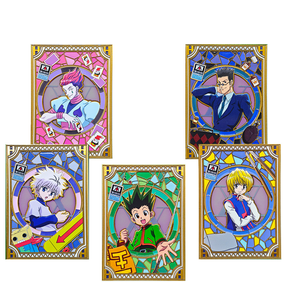 正版授权星动中心全职猎人金属收藏书签卡动漫周边合金徽章现货,淘宝优惠券,粉丝福利购,淘宝优惠卷