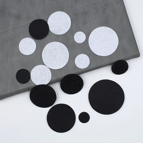 无纺布圆片饰品配件发夹头饰不织布垫片发饰材料手工DIY饰品配件 - 图1