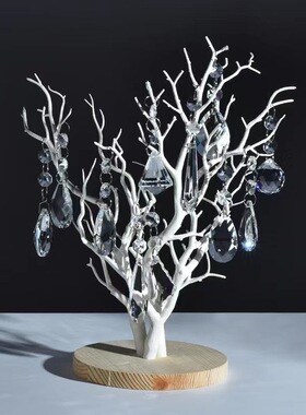 水晶玻璃水晶蜡烛灯吊坠挂件配件