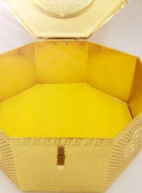 包邮 李居明天赐良财八运大财箱+金生金六条 李居明吉祥物