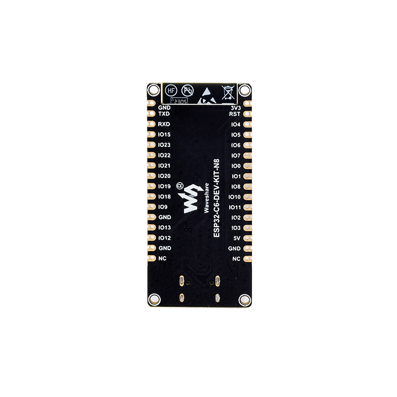 微雪 ESP32-C6-WROOM-1-N8模组 核心板 蓝牙/WiFi6 RISC-V开发板 - 图1