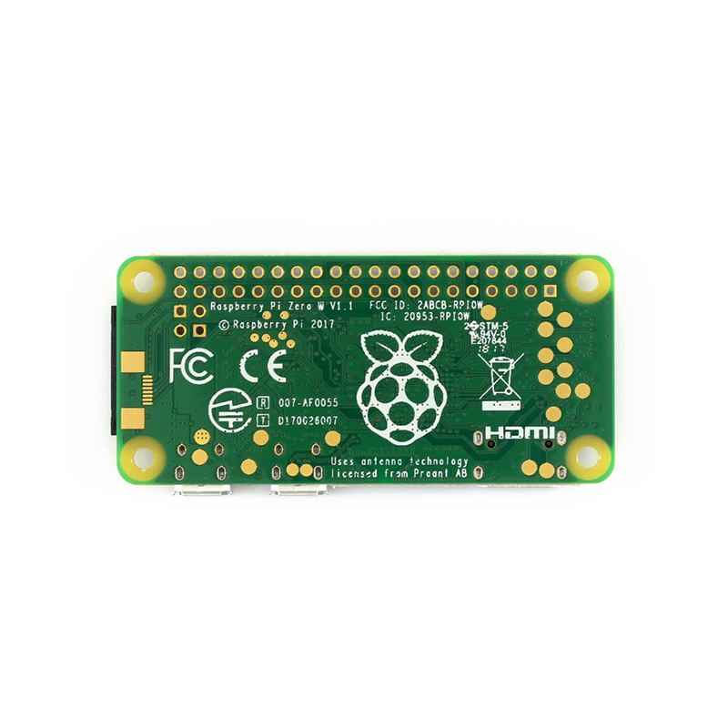 微雪 树莓派Raspberry Pi Zero W pi0 板载WiFi/蓝牙 带排针套件 - 图1