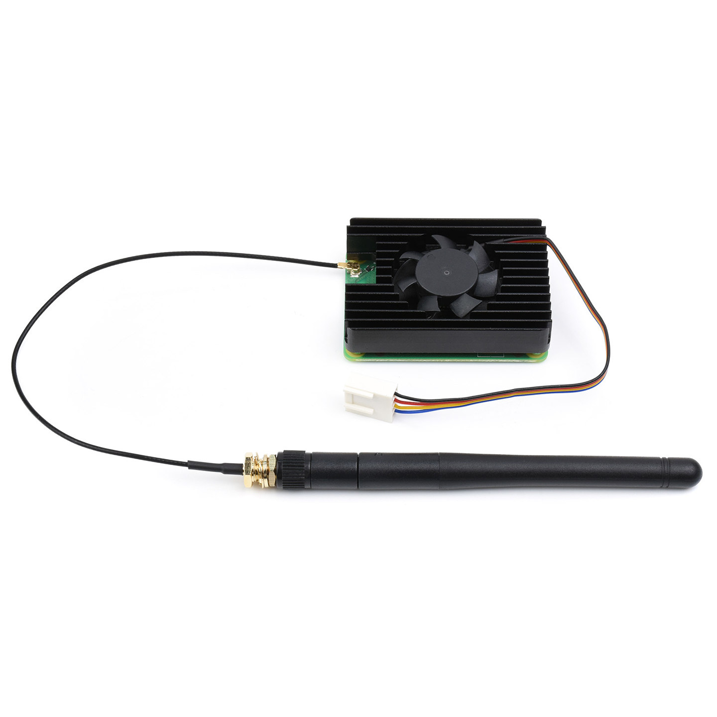 微雪 树莓派CM4 专用散热器 一体式风扇/PWM调速 铝合金导热片,淘宝优惠券,粉丝福利购,淘宝优惠卷