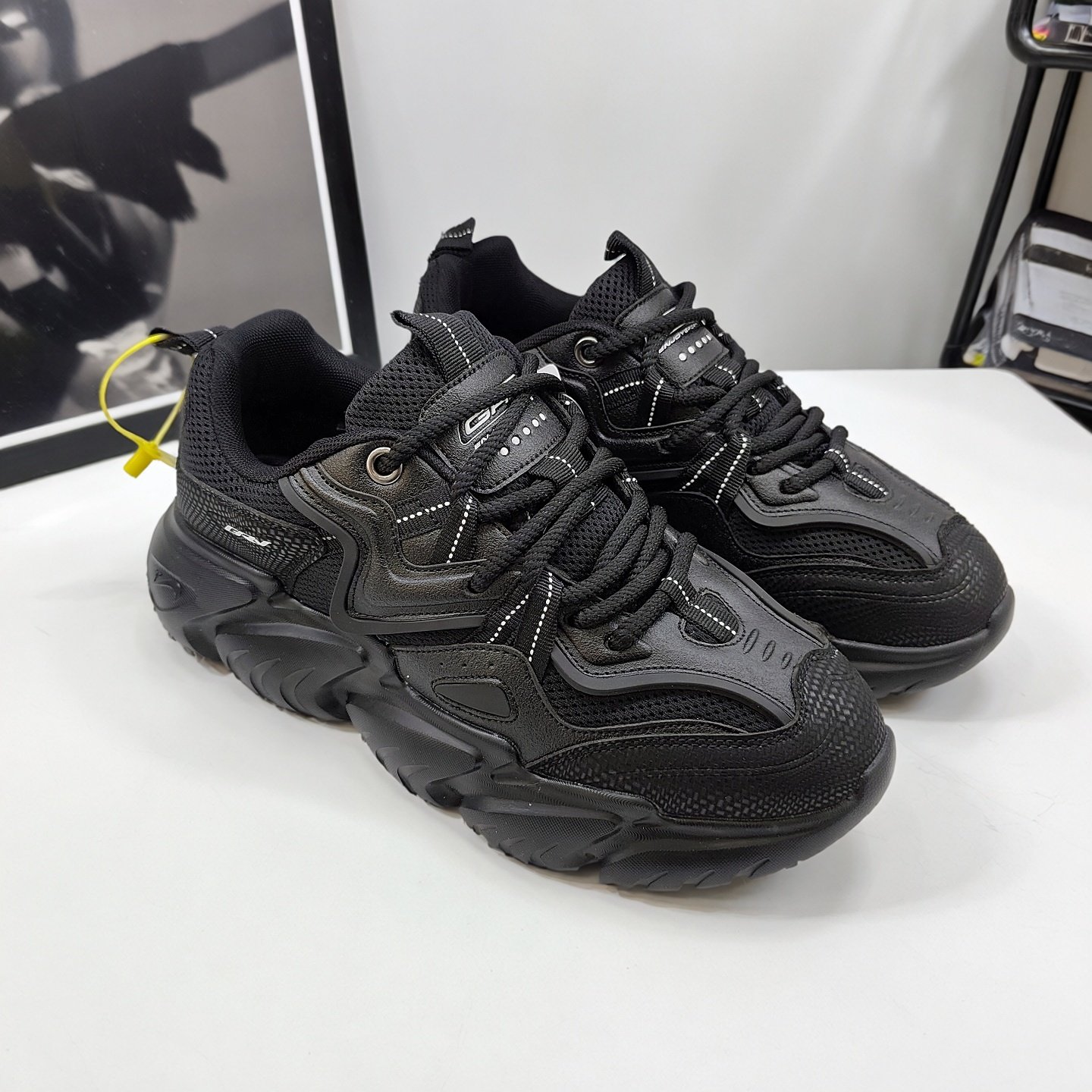 男鞋2025秋季新款跑步鞋潮牌运动鞋青少年高级感厚底老爹鞋休闲鞋,淘宝优惠券,粉丝福利购,淘宝优惠卷