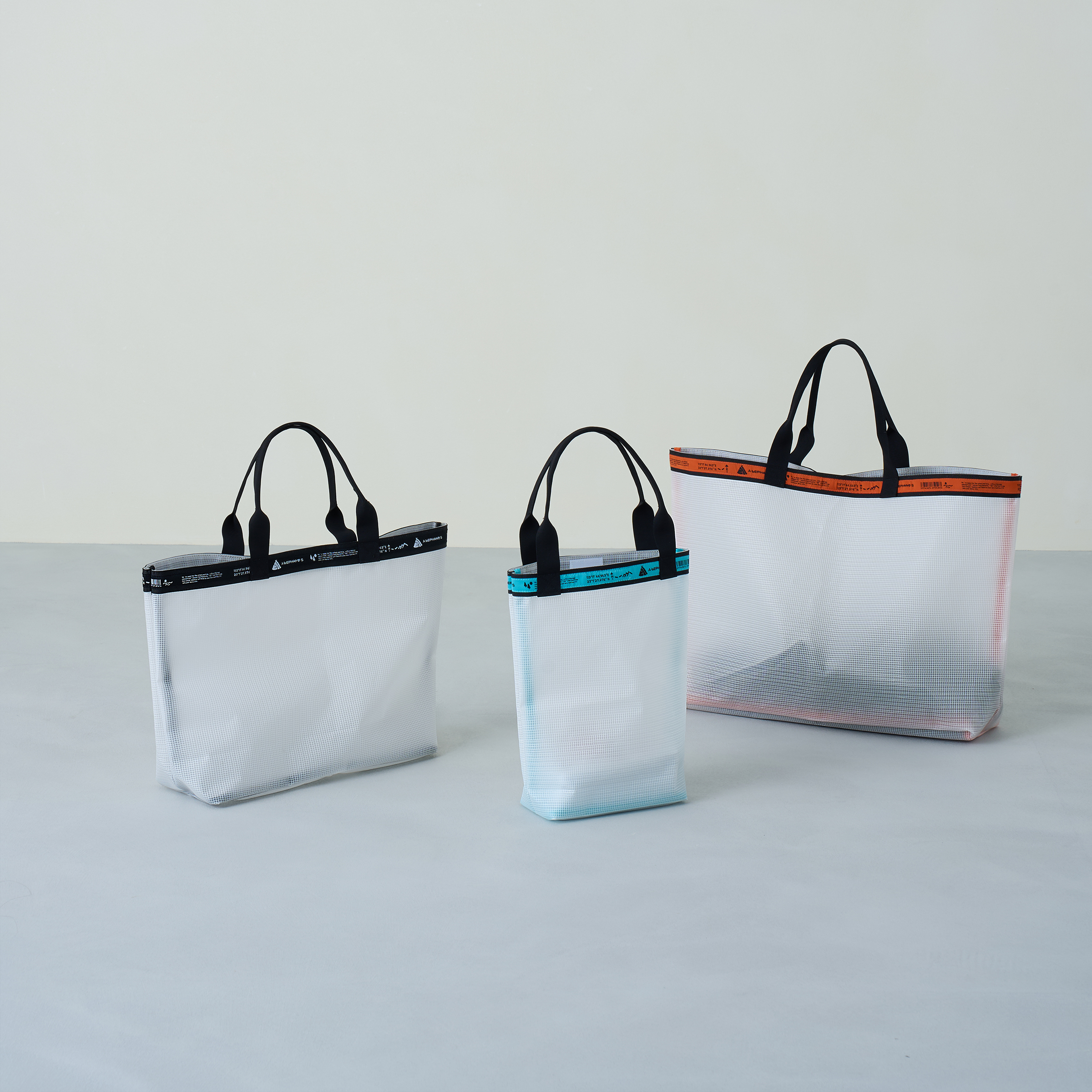 AS透视包竖包单肩包防水托特包通勤便携购物袋旅行户外运动手提包 - 图3