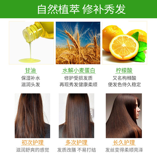 章华小麦精华护发素水疗免蒸发膜润发乳女柔顺倒膜改善毛躁洗发水 - 图2