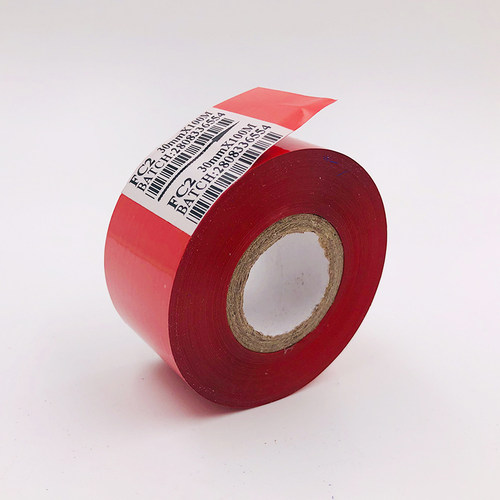 FC2 红色色带HP241 打码机色带 蓝色墨带 25 35 30mm 100m 彩色带 - 图0