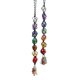 Seven-color car hanging crystal raw stone hand-woven