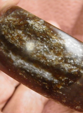 轮胎手镯超宽和田玉很宽