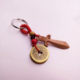 Peach Wood Sword Five Emperors Copper Coin Key Chain Cinnabar Car Parts Hanging