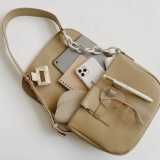 Ретро кожаная акриловая сумка на одно плечо для отдыха, 2022, тренд сезона