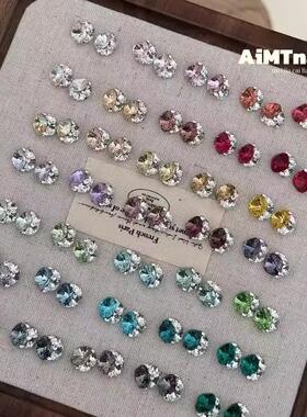 东洲手工肥方钻球8mm全色系