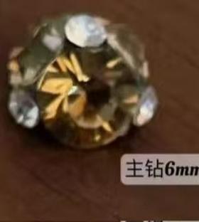 「「AiMTnails马姑娘家新品尖底香槟色圆钻球无底托超贴合版本」