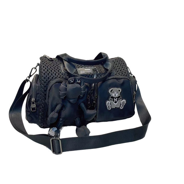 Stylish retro large-capacity dual-purpose crossbody bag