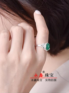 999纯银戒指女戒指精致气质