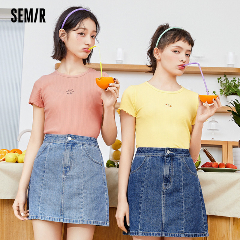 [99元3件]森马短袖t恤夏季打底衫 森马时尚T恤