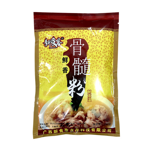 新食客鲜香骨髓粉调味料汤料米粉螺蛳粉桂林米粉筒骨提取500克 - 图3