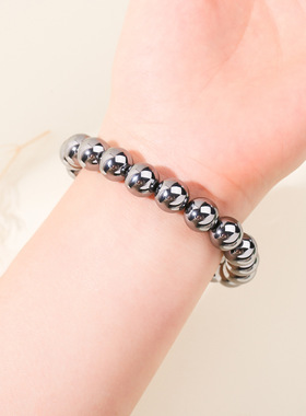 【能量守护】5A 天然黑胆石手链 促进循环 平衡身心 时尚通勤配饰