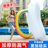 Плавательный круг для взрослых, надувная водная игрушка, фламинго, единорог