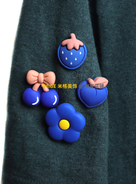可爱卡通克莱因蓝胸针胸章徽章