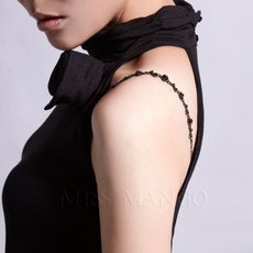 Бретельки 内衣肩带女2018新款玫瑰水钻文胸肩带露背露肩美背装饰一字领隐形 Miss Mango