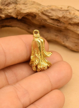 官方正品纯黄金色白菜吊坠手工创意车钥匙链挂饰配件百财转运好礼