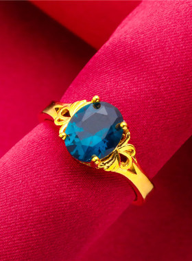 精致轻奢时尚花边镶钻戒指高级感