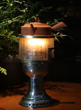华颖堂煮水泡茶炉子煤油灯