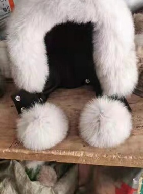 定做毛领剪刀羽绒服毛领狐狸毛领