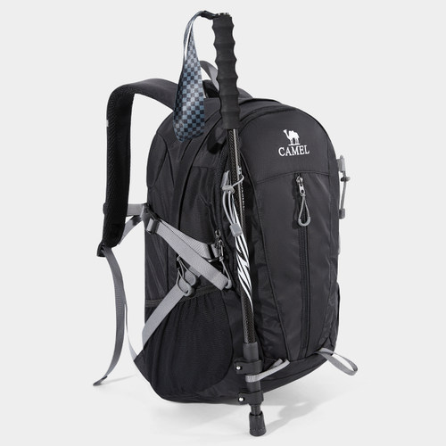 骆驼大容量通勤双肩包女户外旅行徒步旅游爬山登山背包学生书包 - 图3