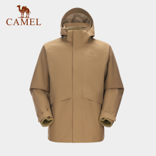 骆驼三合一冲锋衣 男款防风防水