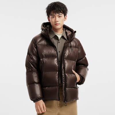 骆驼黑钻5PRO男装羽绒服短款加厚面包服保暖冬季新款防风外套户外