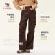 Camel Outdoor Mountain and Sea Paratrooper Pants 2026 Spring New Black Waterproof Antistatic Casual Workwear Mountaineering Pants