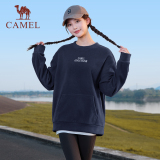 Camel 骆驼 男女同款圆领摇粒绒卫衣J34CZ00608 多色 券后69元包邮