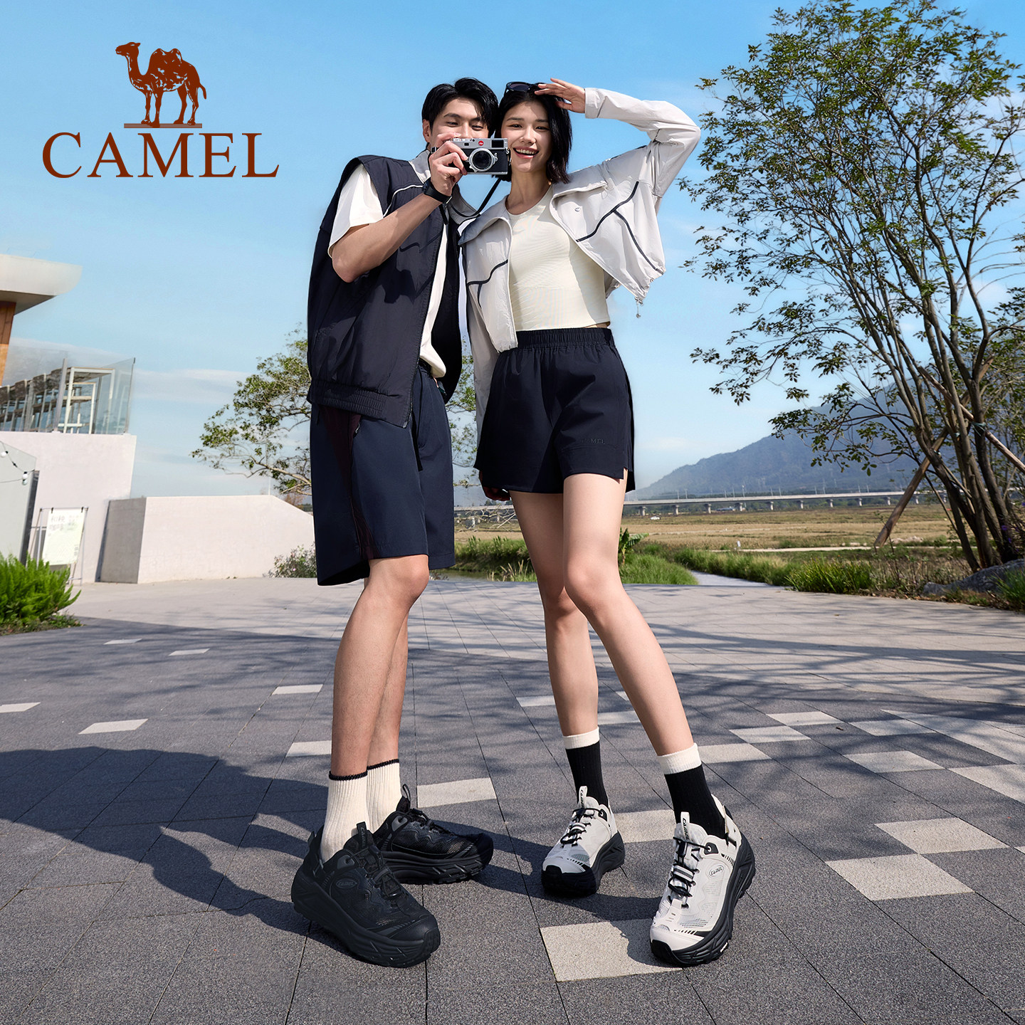 骆驼溪游2代运动鞋女士2026春夏新款沙滩凉鞋休闲鞋透气防滑女鞋